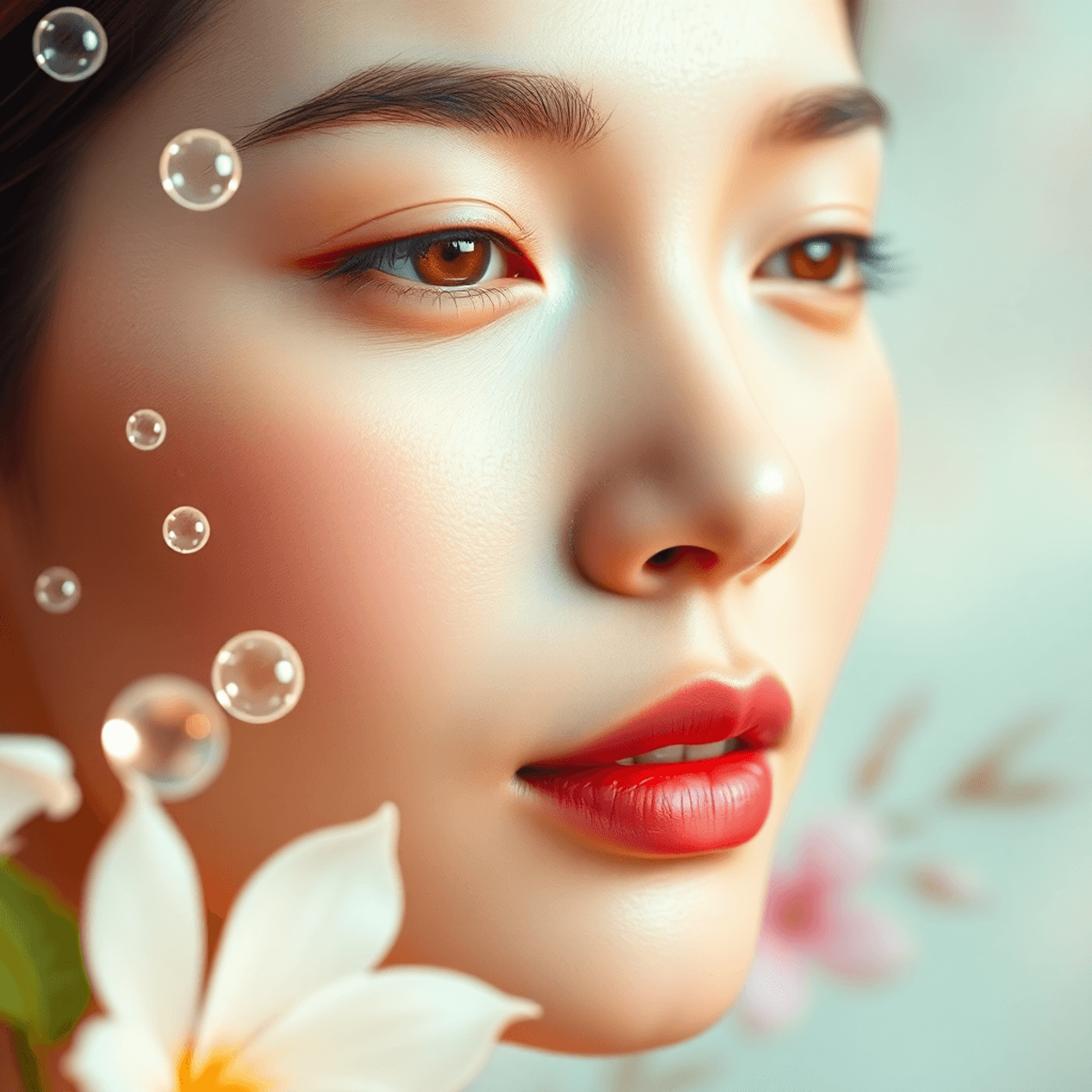 Glowing, dewy skin with luminous hydration and smooth texture—like the radiant results you expect from powerful Microneedling Serums designed to plump, firm, and refresh your complexion.