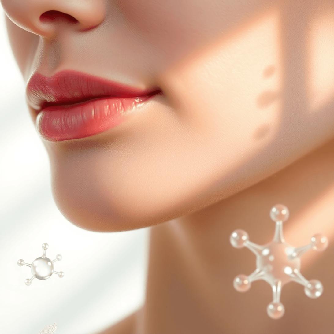 Smooth, calm skin with a healthy glow—reflecting how Sterile Hyaluronic Acid supports hydration, strengthens the skin barrier, and promotes a soft, resilient complexion.